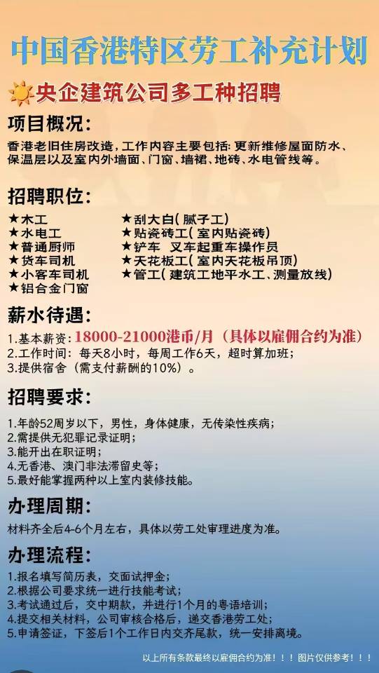 香港特区劳工补充计划